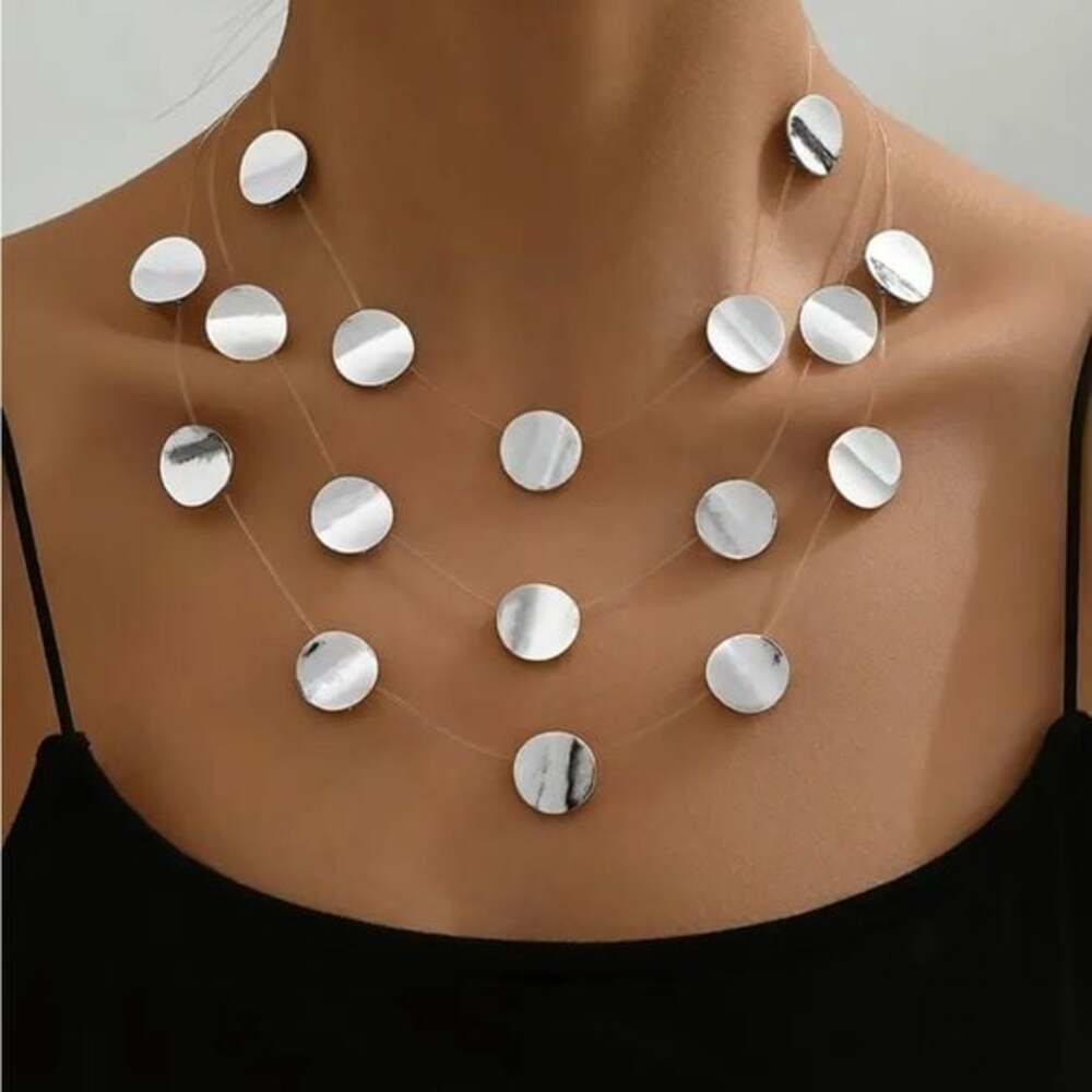 Silver Invisible Necklace Design - Picture 3 of 4